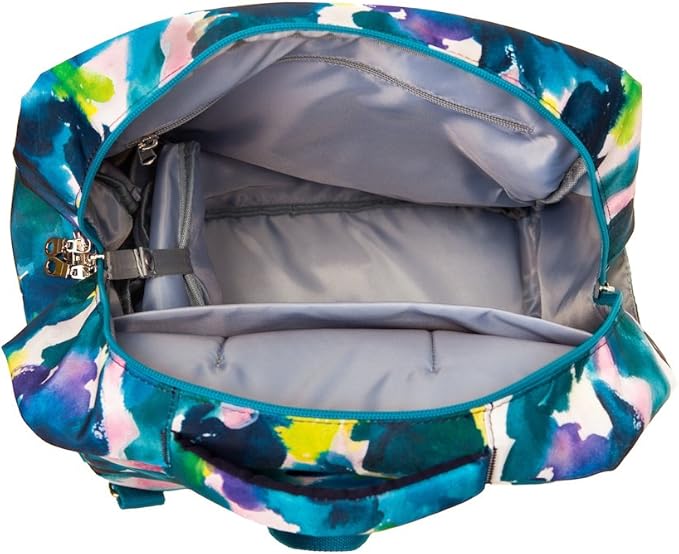 Sarah Wells Kelly Breast Pump Backpack & Tote - Insulated Pocket, Laptop Sleeve & Easy-Clean Design, Fits All Pumps, Diaper Bag for Moms (Aquarelle)