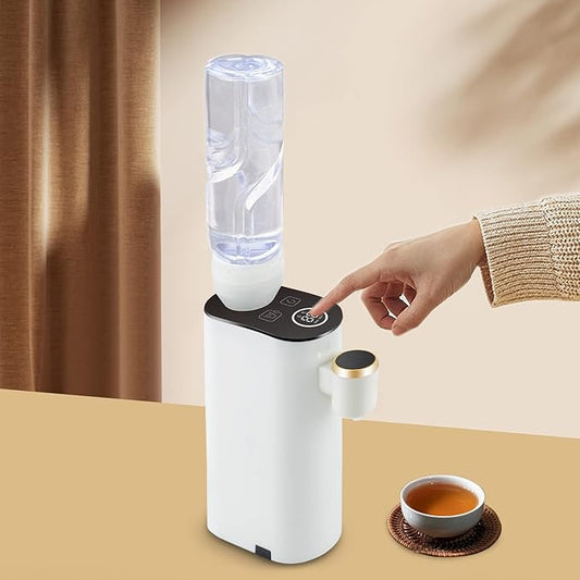 Instant Hot Water Dispenser, Baby Bottle Warmer Formula Dispenser, Mineral/Bottled Water Dispenser, 5 Temperatures Choices, 1500W Portable Water Warmer for Travel, Restaurants, Parties, Coffee Shops