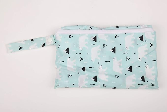 Baby Diaper Changing Mat Pad Portable Foldable Washable Compact Travel Nappy Waterproof Play Mat 30inx18.5in (Polar Bear)