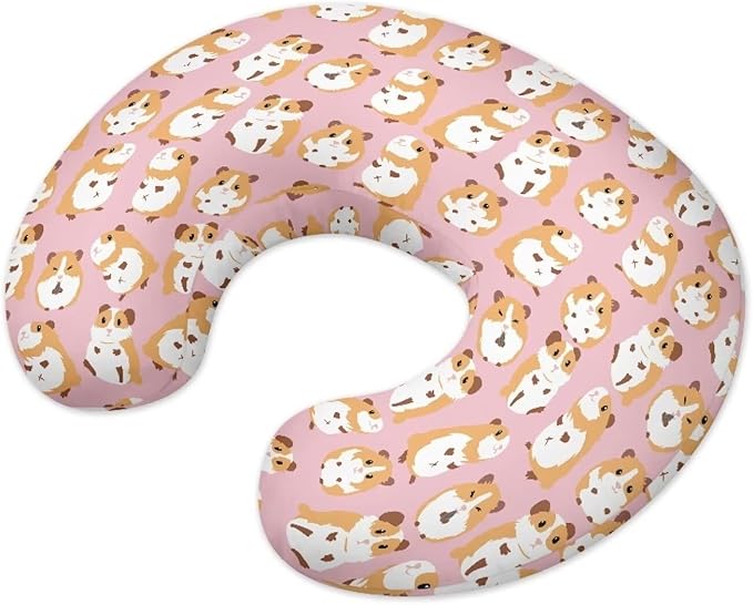 Dutch Pig Nursing Pillow Covers Breast Feeding Pillow Covers 1 Pack for Breastfeeding Pillow Soft and Cozy Fits Snug On Infant Breastfeeding Pillow Slipcover Cover Only