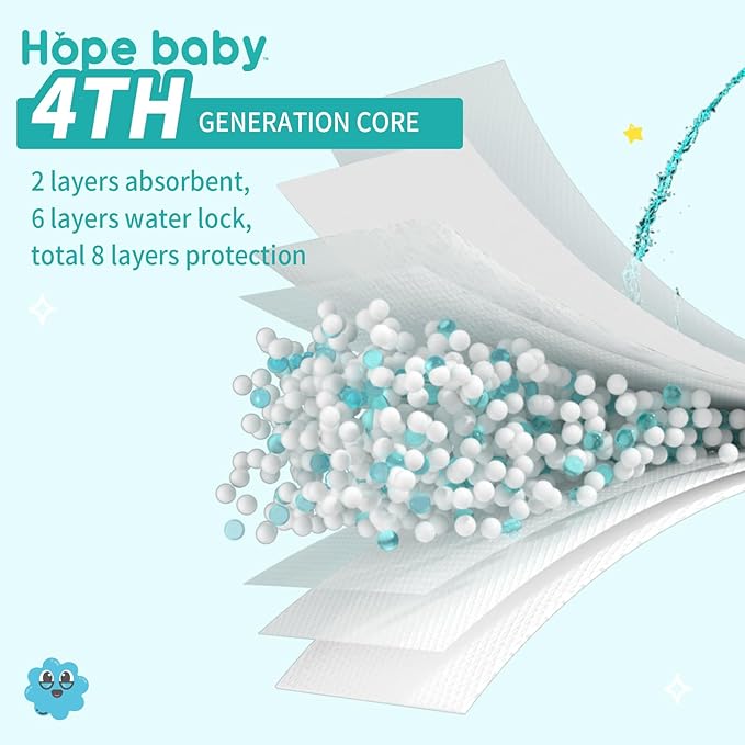 4T-5T (Over 37 LBS), 64 Count Premium Training Underwear, Baby Diapers Toddler Potty Training Pants, Hypoallergenic with Skin