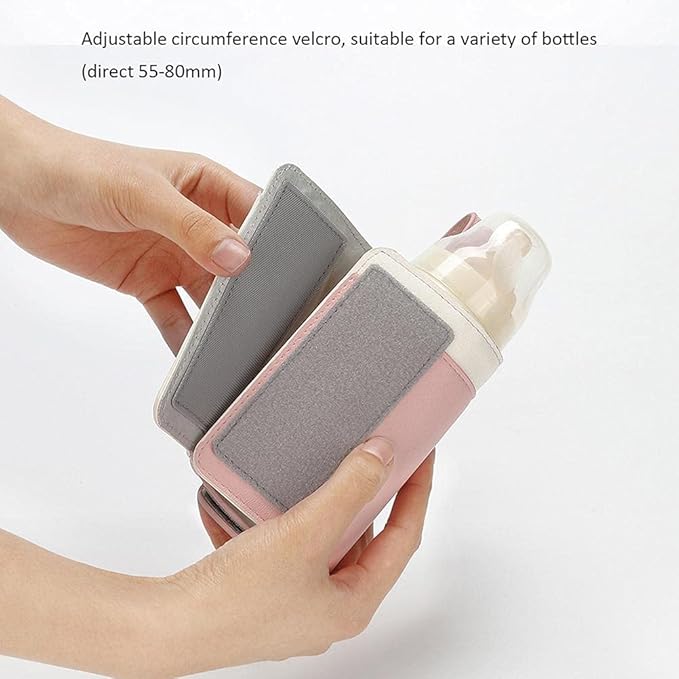 Bottle Warmer Bag, Fast Heating Portable Baby Bottle Warmer with Safe Temperature Control for Traveling Moms, Home Use, and Outdoor Activities
