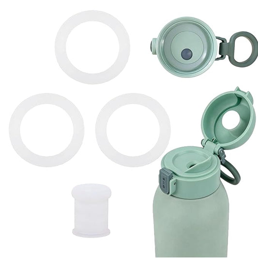 Bottle Warmer Replacement Parts for Momcozy, 3 Seal Rings 1 Stopper BPA-Free Silicone Bottle Warmer Accessories Compatible with Momcozy 17oz/500ml Portable Bottle Warmer