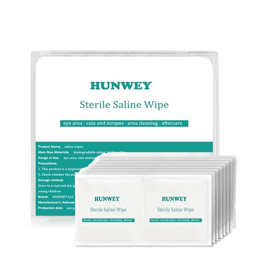 Unscented Saline Cleansing Wipes, Soft Pre-Moistened Wipes for Face Eye and Delicate Skin, Daily Personal Care Portable Travel Wipes, 48 Count