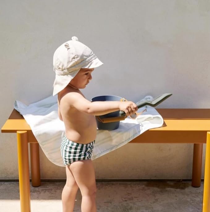 Baby Toddler Boy Swim Diaper Washable Reusable Swimming Diaper Waterproof Swim Pants Green Stripe Swimsuit 12-18 Month