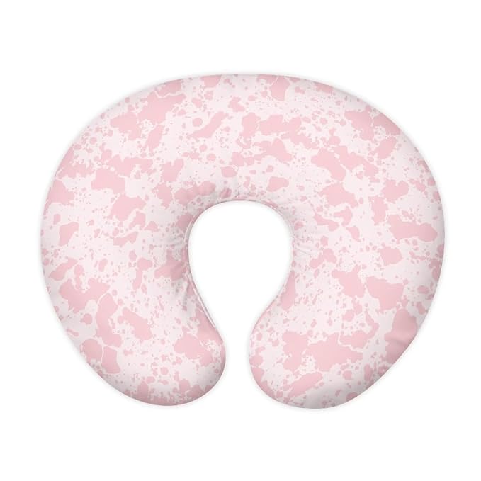 Cute Pink Cow Stripe Design Breastfeeding Pillow Cover Breastfeeding Nursing Pillow Slipcovers Super Soft Stretchy Replaceable Pillow Cover Slipcover