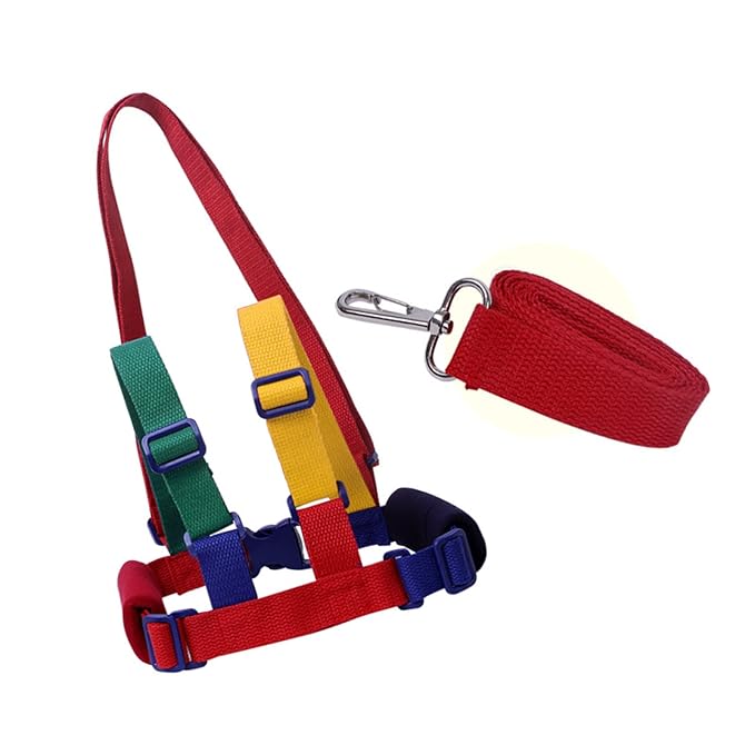 Children Safety Walking Rope, Kids Safety Walking Rope Anti Fall Anti Lost Walk Learning Belt Breathable Toddler Strap
