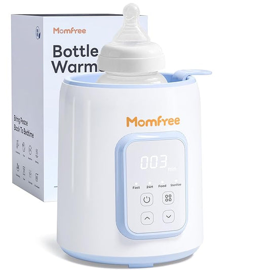Bottle Warmer, 8-in-1 Fast Baby Bottle Warmer for Breastmilk and Formula,Milk Warmer with Accurate Temperature Control and Automatic Shut-Off,Multifunctional Bottle Warmers for All Bottles(Blue)