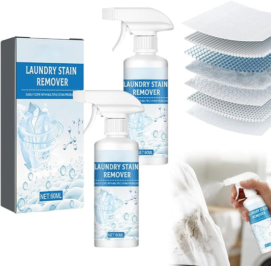 Clothing Emulsifier Stain Remover,2026 NEW Fly Clothing Emulsifier,Deep Stain Remover For Clothes,Stain Remover For Clothes Laundry,Active Enzyme Laundry For Clothes (2PCS)