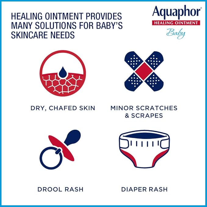 Aquaphor Baby Healing Ointment, Advanced Therapy, 2 Count (Pack of 3)