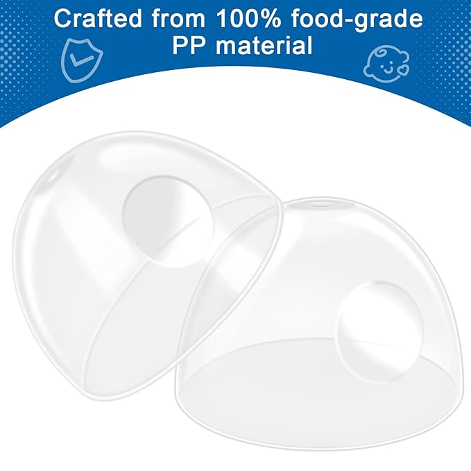 (4 Count) Baby Bottle Lids for Philips Avent Baby Bottles, Compatible with Philips Avent Natural Bottles & Natural Glass Bottles