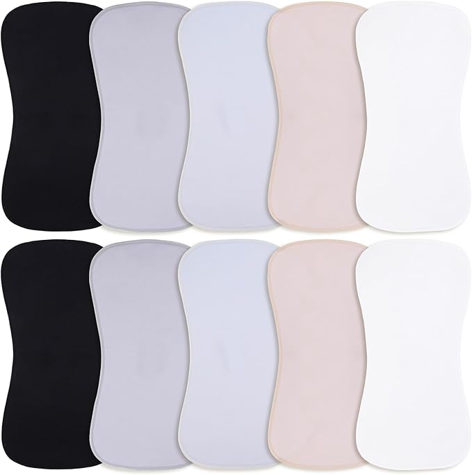 10-Pack Burp Cloths for Baby Boys and Girls - Organic Baby Burp Cloth,Baby Washcloths, Burp Rags, Large Neutral Burp Clothes for Newborn