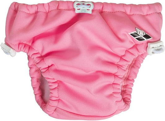Arena Friends Infant and Toddler Aqua Nappy Swim Diaper Reusable Washable Adjustable Drawstring Swimsuit Diaper for Pool and Sea