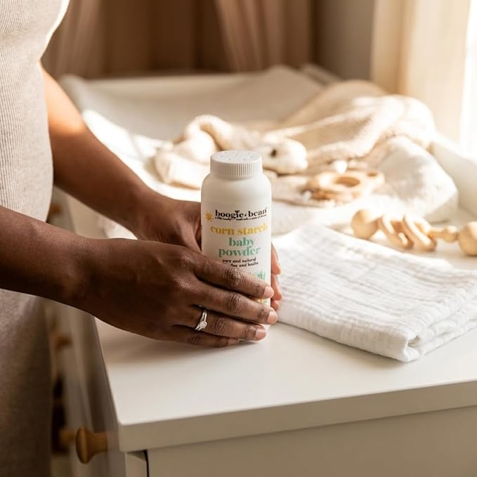 Unscented Baby Powder Talc Free, Natural and Fragrance Free Baby Powder for Body