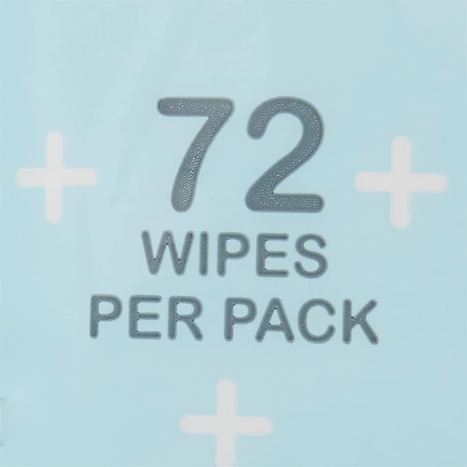 Baby Wipes, Unscented, Vitamin E Aloe Baby Wipe, 72 Pack, McKesson - Case of 12 = 864 Wipes