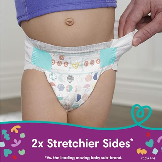 PAMPERS CRUISERS STAGE 6 DISPOSABLE DIAPERS XXL BOY OR GIRL ADHESIVE TABS 16 CT - 0037000751931