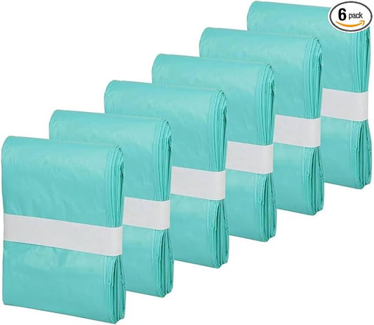 Adult Diaper Liner Refills, Compatible with Janibell Akord 280 Slim Model Pail, Odor-Seal Technology, Adult Diaper System, A Single Liner Pack Will Last Holds Up to 550 Diapers/Briefs, 6-Pack