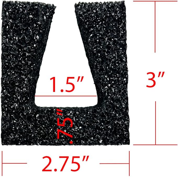 Foam Edge Protector with Self-Grabbing U Channel 24" | EPE USA | 4 Pack