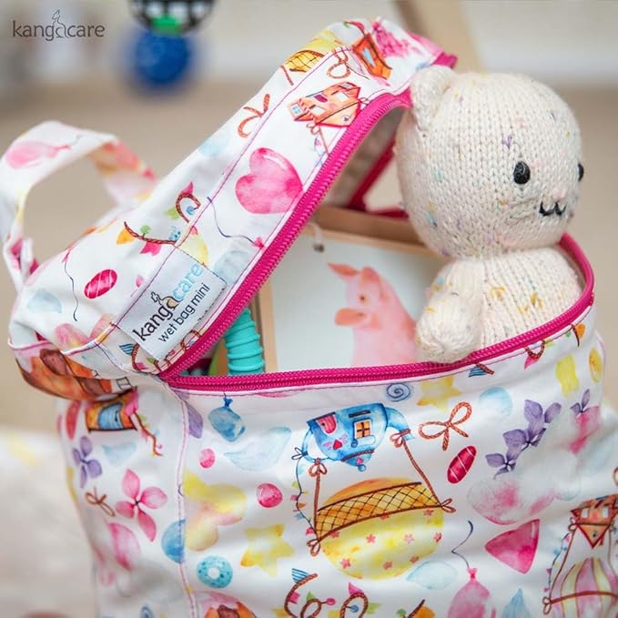 Kanga Care Wet Bag MINI Seam Sealed Waterproof 3D Dimensional for Baby Cloth Diapers, Travel, Beach, Pool, Gym, Swim | Candylicious