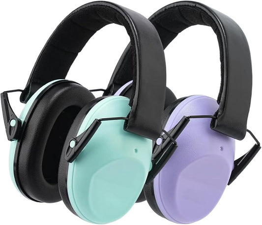 Noise Canceling Headphones for Kids 2PACK, 25-31NR Noise Reduction Earmuffs for Fireworks, Autism