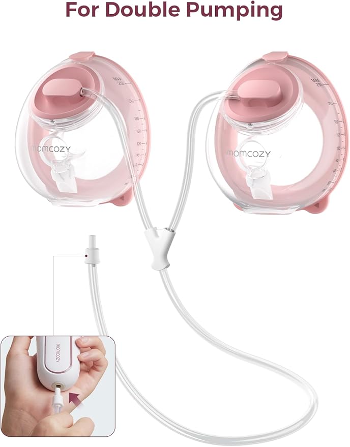 Momcozy Replacement Tubing of Double Pumping Only for Momcozy V1 Pro/V2 Pro. Original V1 Pro/V2 Pro Breast Pump Replacement Accessories, 1 Pack