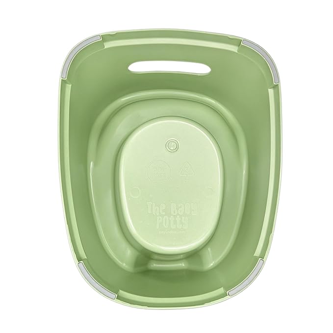 The Baby Potty - Mini Potty | Early Potty Training | Elimination Communication | Portable & Lightweight | Promote Independence | Child Training Toilet (Sage Green)