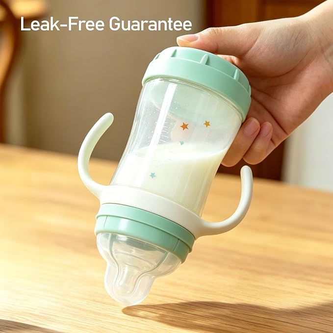6Pack Baby Handles for MAM Bottles, Ergonomic Non-Slip Bottle Grips for Self-Feeding, Fits MAM Bottle 5oz, 9oz & 11oz, BPA-Free Trainer Accessories