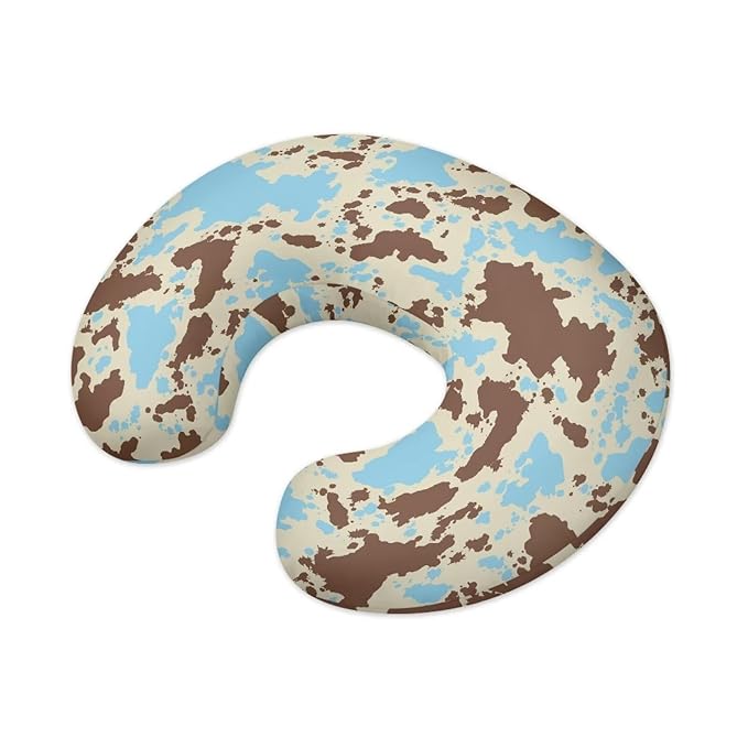 Blue Cow Baby Nursing Pillow Cover for Breastfeeding Moms, Easy to Clean Breathable Neutral Breastfeeding Pillow Cover for Bottle Feeding