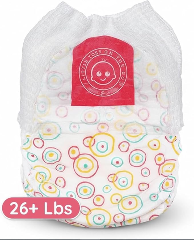 Little Toes On The Go Swim Diapers 2 Bag Bundle (Count 4) Size Large