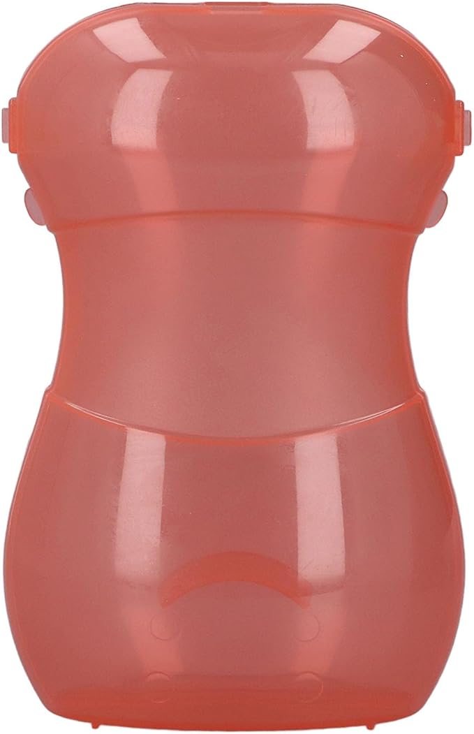 Hilitand Universal Multipurpose Design Baby Squeeze Proof Holder for Juice Box, Leakproof Self Feeding Food Pouch Holder with Versatile Design (Red)