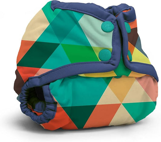 Kanga Care Rumparooz Double Leg Gusset Reusable Cloth Diaper Cover Newborn Snap | Finn 4-15 lbs