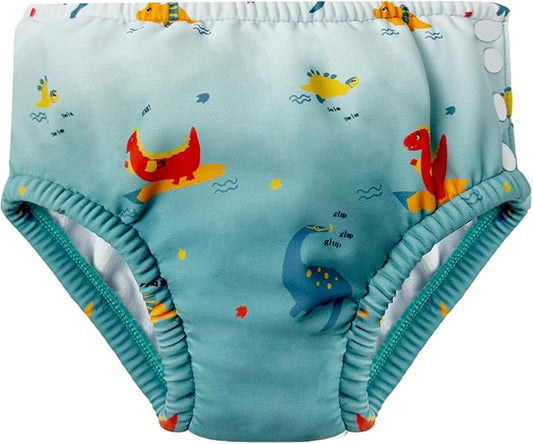 Baby Reusable Swim Diaper - UPF 50+ 6-12 Months - Swim Diapers for Toddlers