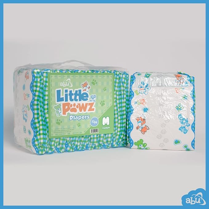 ABU Little Pawz Adult Diapers (Large)