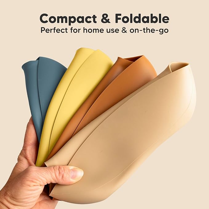 KeaBabies 2-Pack Silicone Bibs for Babies, Toddlers Girl, Boy – Sturdy Food-Grade Baby Bibs for Eating, Large Food Catcher, Clean & Put On Easily, Waterproof Toddler Feeding Essentials (Valiant)