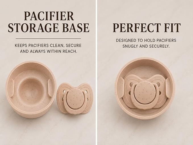 Baby Bottle with Built in Pacifier Storage, 8oz 240ml, BPA Free, Anti Colic, Includes Pacifier, Medium Flow