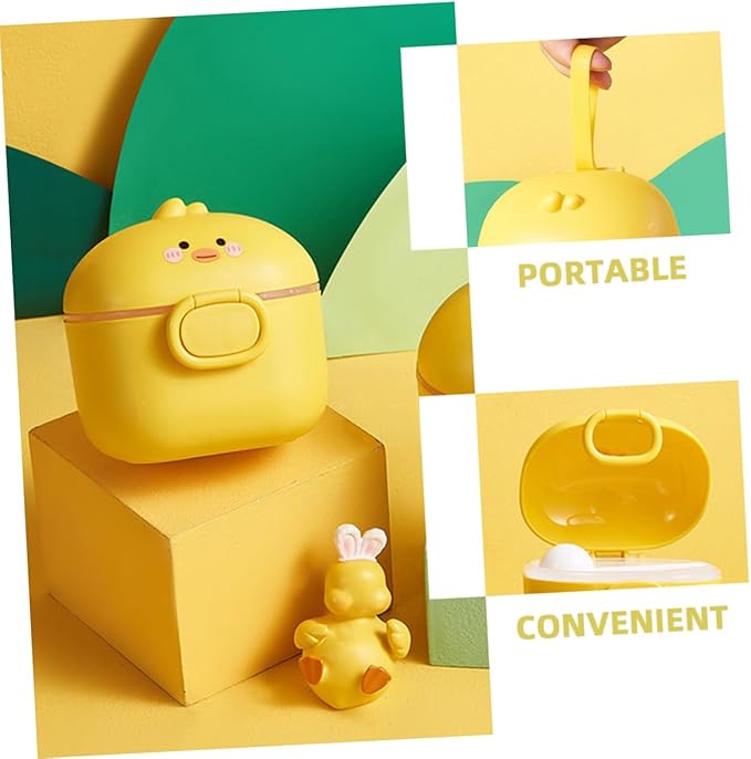UPKOCH Cartoon Design Portable Formula Dispenser Formula Storage Tank Milk Powder Dispenser Pcs