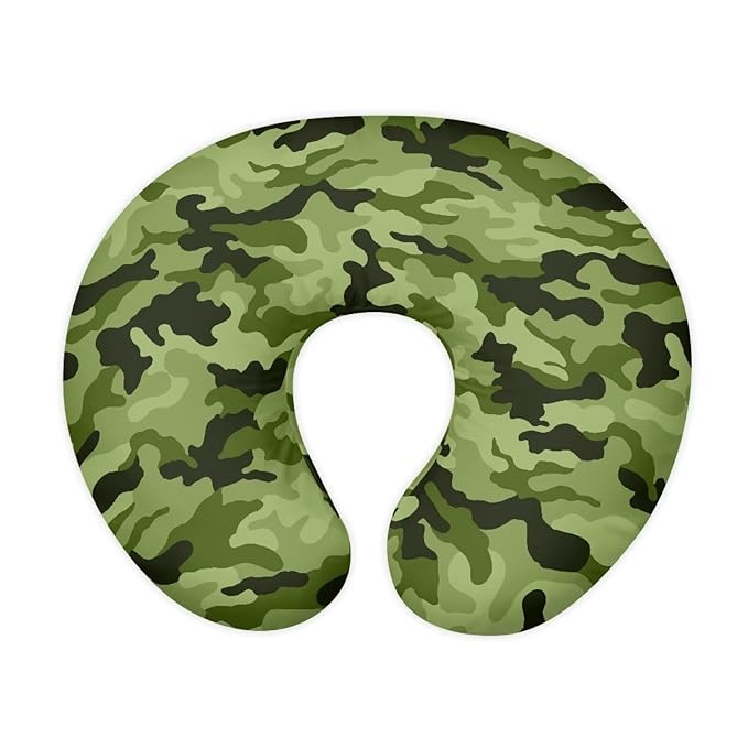 Camo Baby Nursing Pillow Cover for Bottle Feeding, Soft Breastfeeding Pillow Slipcover Easy to Clean Breathable Pillow Cover for Infant Snug