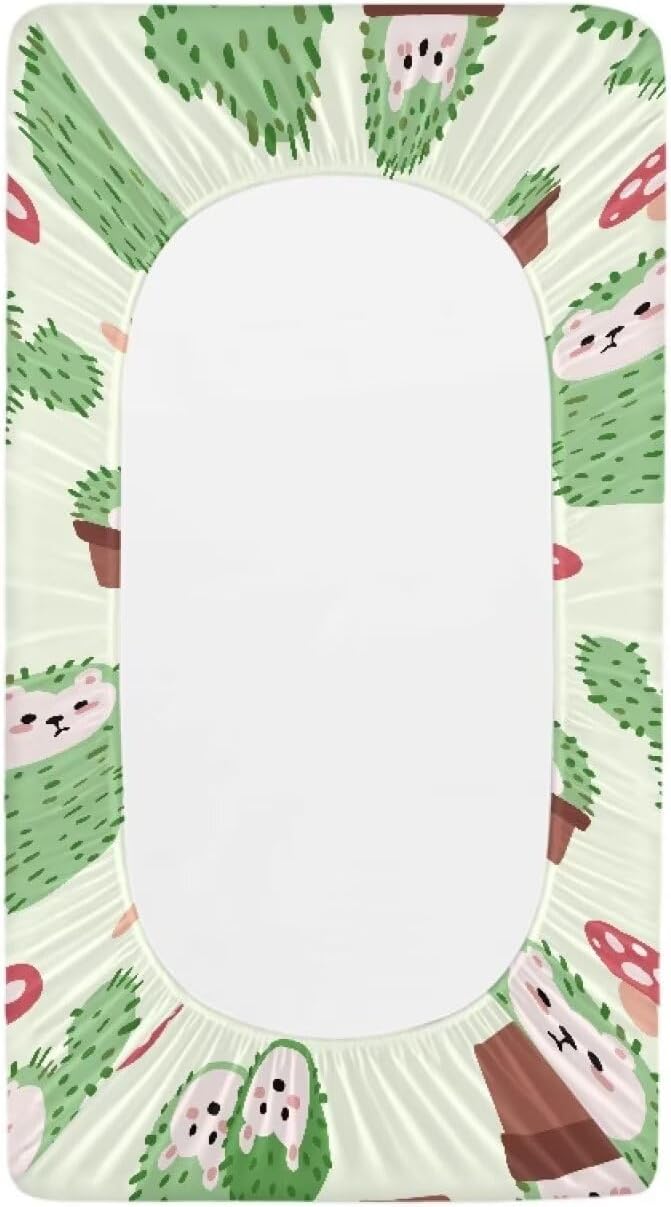 Hedgehog Changing Pad Covers Soft Baby Change Table Covers Breathable Change Sheet Fit for Most Baby Diaper Change Pads Machine Washable