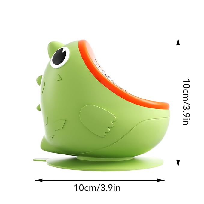 Silicone Baby Bowl,Spill Proof Snack Cups for Toddlers Detachable with Suction Cup Base and Safety lid, Non-BPA Food-Grade Silicone Safe Quality
