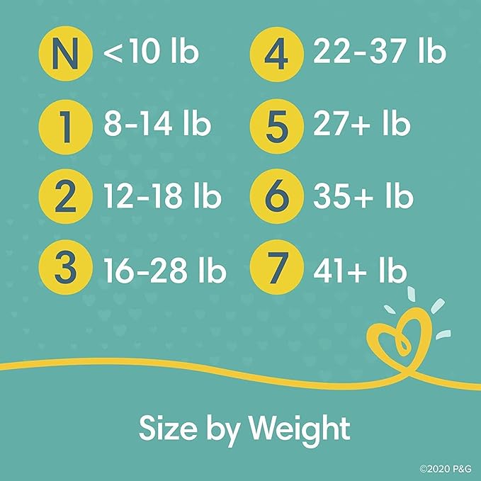Baby Diapers Size 3, 168 Count - Pampers Swaddlers, ONE MONTH SUPPLY (Packaging and Prints on Diapers May Vary)