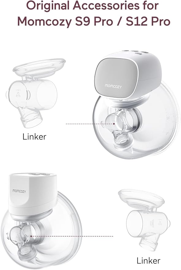 Momcozy Original S9 Pro/S12 Pro Replacement Accessories, Only Compatible with Momcozy S9 Pro/S12 Pro Breast Pump NOT for S9/S12/S12Pro-Quick(Linker, 1 Pack)
