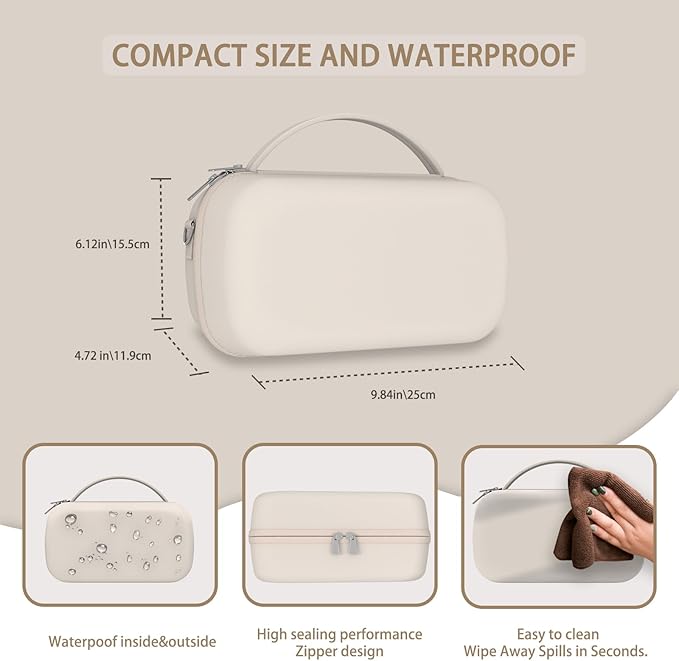 Wearable Breast Pumps Carrying Bag for Hands-Free Breast Pump, Hard Shell Case with Adjustable Crossbody Strap, On-the-Go Storage Pump Case for Momcozy/Willow/eufy/Nuliie/Lansinoh
