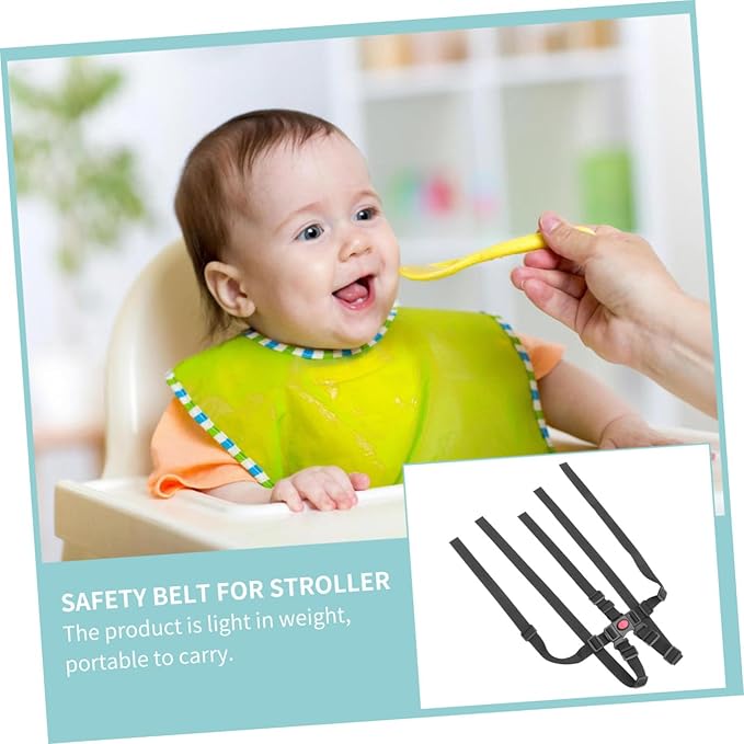 2 pcs Universal Straps Replacement Point Belt Holder Adjustable Safety Security Belts Stroller Pram Buggy Pushchair