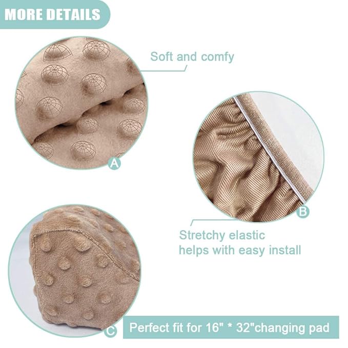 iEvolve Changing Pad Cover Ultra Soft Minky Dots Changing Table Cover Breathable Changing Table Sheet Diaper Changing Pad Cover for Baby Boys Girls (Butterfly)