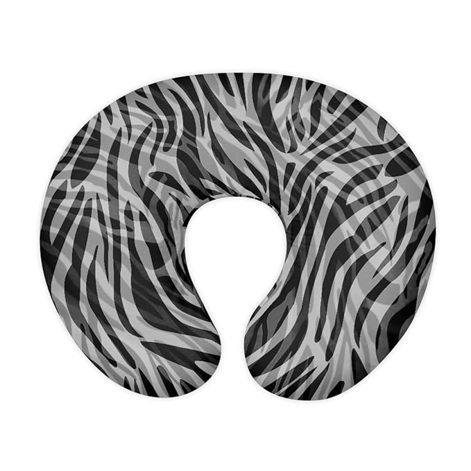 Zebra Breast Feeding Nursing Pillow Cover with Hidden Zipper, Breastfeeding Nursing Pillow Slipcovers Super Soft for Breastfeeding Moms