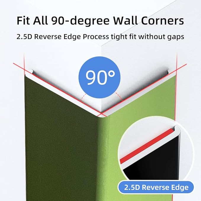 4 Pcs Aluminum Angle Corner Guards, 1" x 1" x 39.4" Metal Wall Corner Protector L-Shaped Molding Trim for Wall Door Frame Cabinet Protection Decoration, 2 mm Thickness, Green