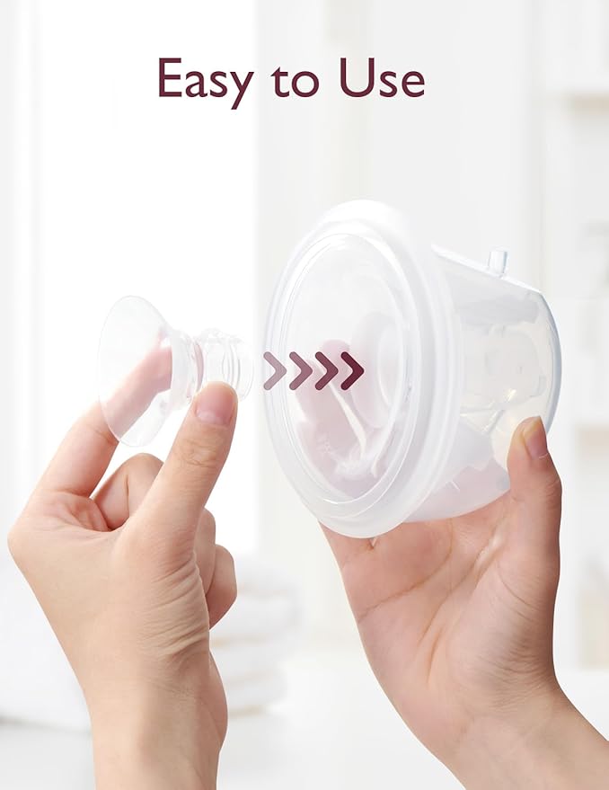 Momcozy Flange Insert 15mm Compatible with 24mm Flange/Shield of Most Pumps, Fit for Momcozy S9Pro/S12Pro/S12Pro-Quick Replacement Accessories, 4PCS 15mm