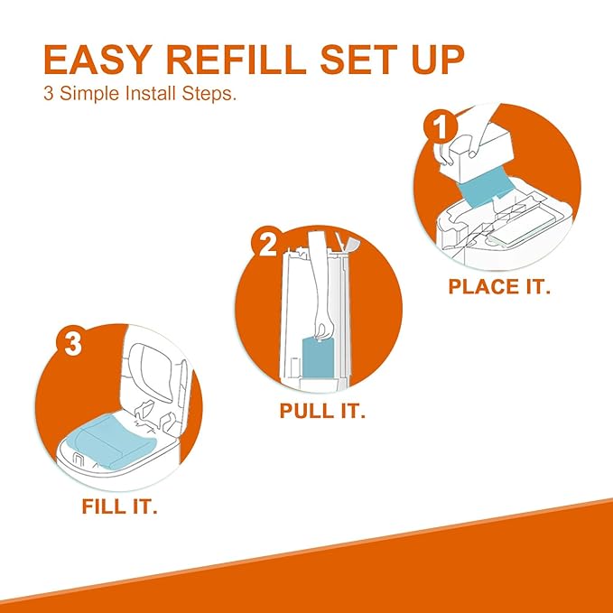 Diaper Pail Refills Bags Compatible with Genie Easy Roll Signature and Platinum Diaper Pails,120 Refills Holds Up to 5600 Newborn Diapers,7-Layer Odor-Barrier Technology (4 Pack)