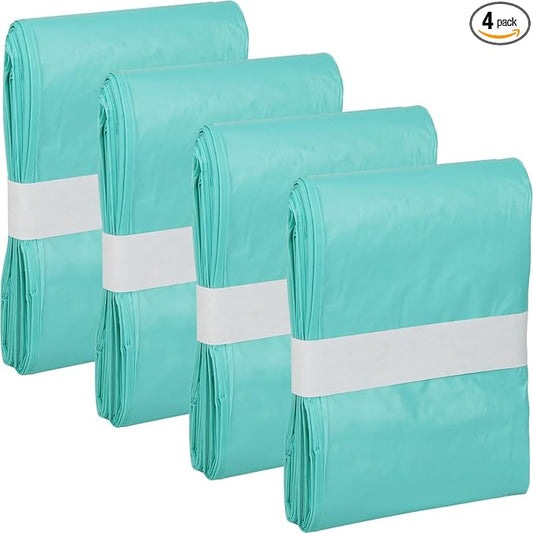 4 Pack Adult Diaper Liner Refills Compatible with Janibell Akord 280 Slim Model Adult Diaper System, Green, Lightly Scented