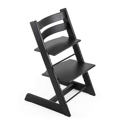 Tripp Trapp by Stokke Adjustable Black Oak Wood Baby High Chair (Chair Only)
